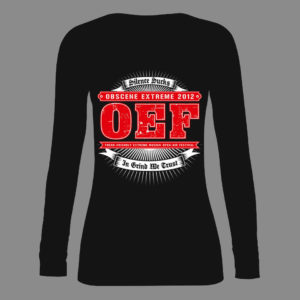 Dámské tričko dlouhý rukáv – OEF Logo