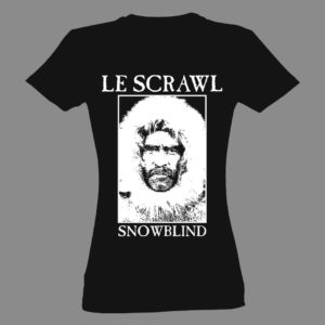 Women t-shirt – LE SCRAWL – Snowblind