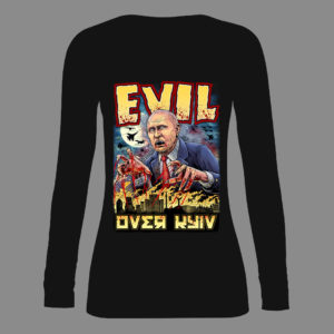 Kids long sleeve t-shirt – Evil Over Kyiv