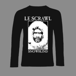 Dětské tričko dlouhý rukáv – LE SCRAWL – Snowblind