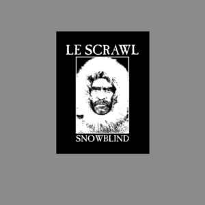 Zádová nášivka – LE SCRAWL – Snowblind