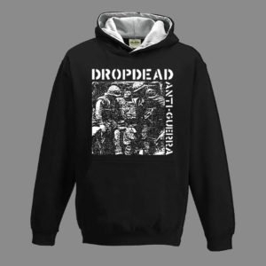 Kids hoodie – DROPDEAD – Anti-guerra